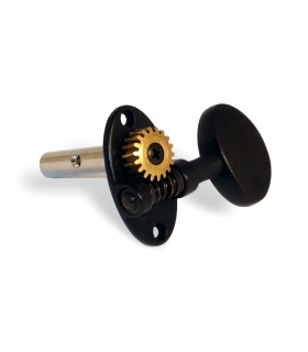 Schertler satinschwarz geschlitzter Peghead