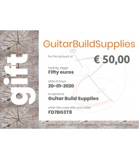 Guitarbuildsupplies Gift certificate 25,-