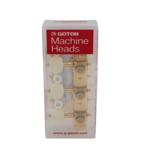 Gotoh 35G-510P-P/B Messing-Gitarren Mechaniken
