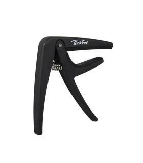 BC-85-BK |Boston spring loaded capo for acoustic or electric guitar