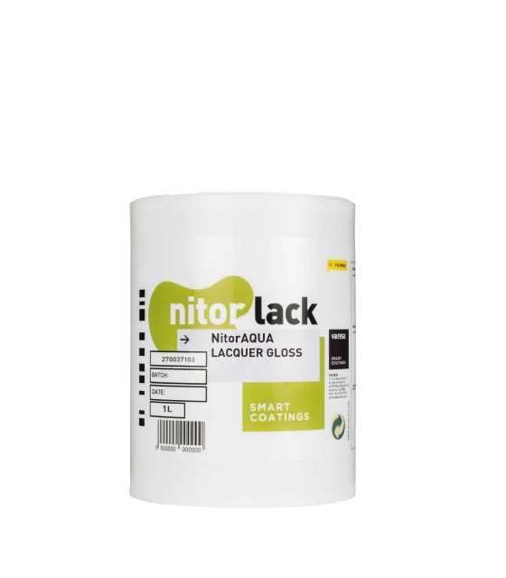 Laque NitorAQUA brillante 1 litre
