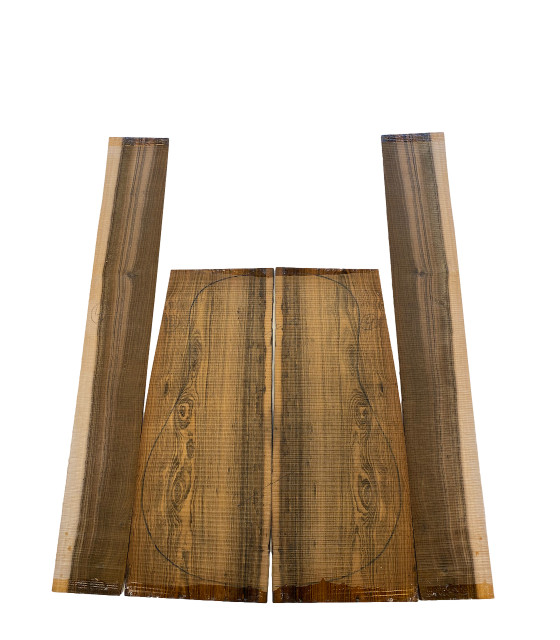 Mexican Bocote back and sides set 4 for acoustic guitar.