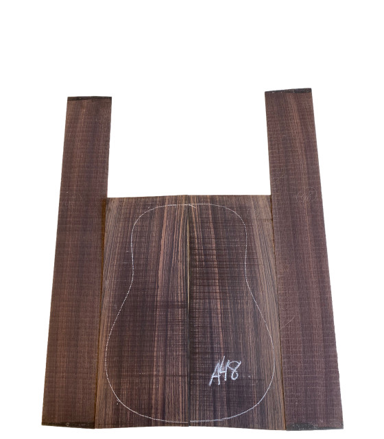 Dos et éclisses en palissandre indien set 48 pour guitare acoustique