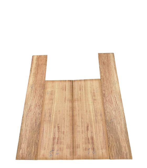 Bubbinga back and sides set 56 for acoustic guitar