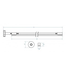 Doppelt wirkendes Halsstab-420-mm-Speichenrad