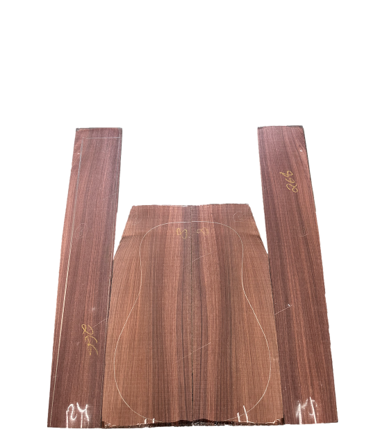 Indian Rosewood Back and Sides Set 8 for Acoustic Guitar