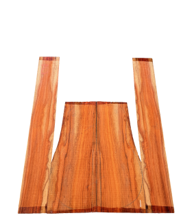Padouk Bariolé Back and Sides Set 26 for Acoustic Guitar