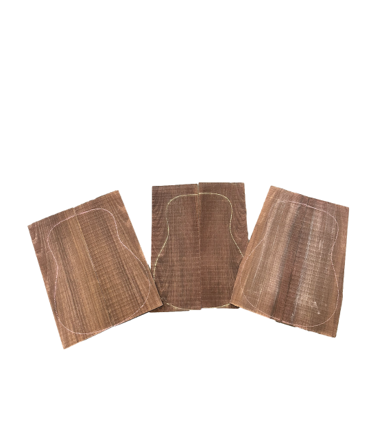 Fond et éclisses en palissandre indien, série A/AA pour guitare acoustique