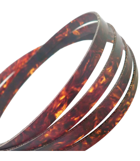 Incudo celluloid guitar binding tortoise dark