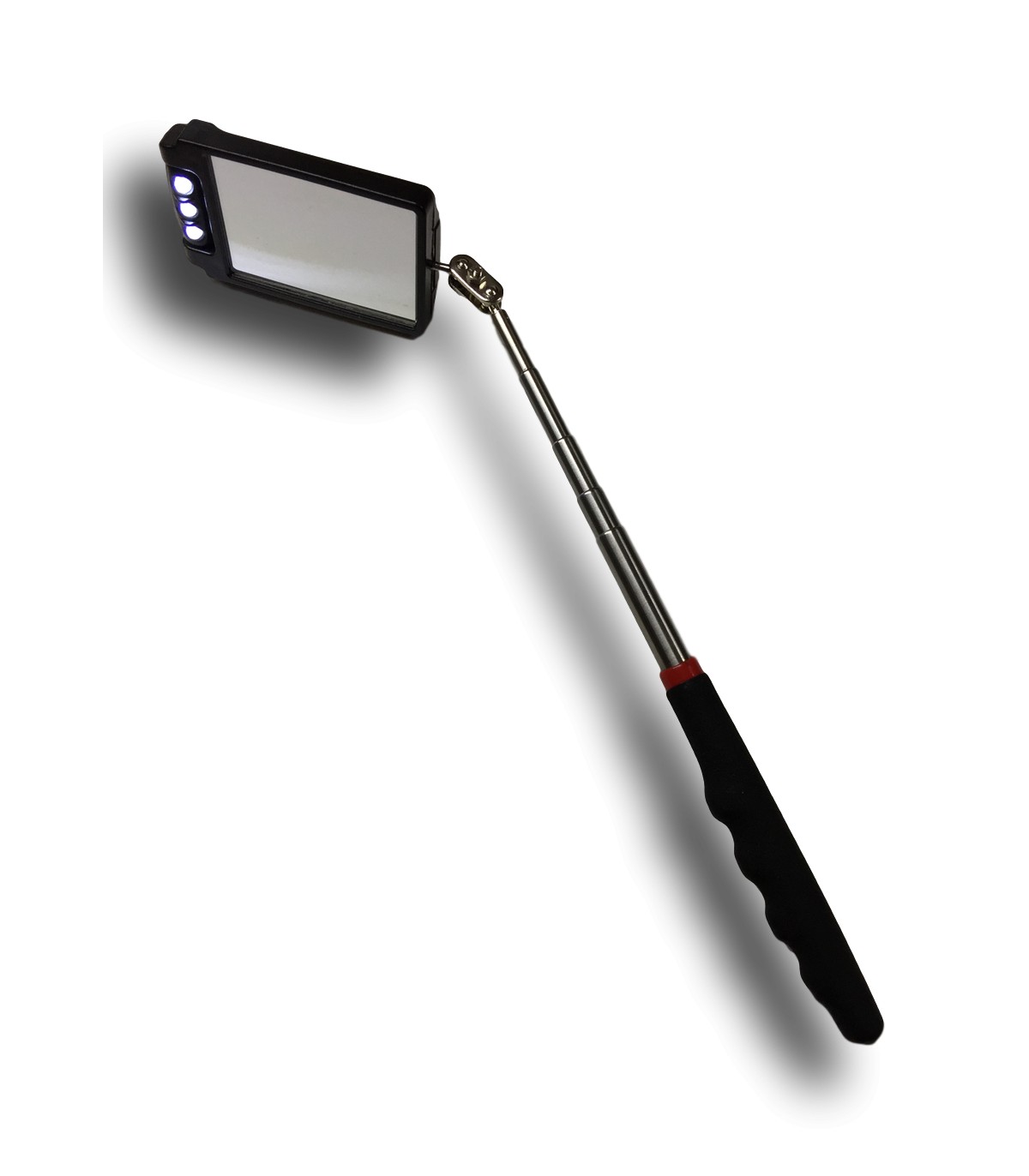 Inspection mirror with led light