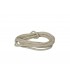 Fil de cuivre vintage blanc